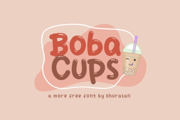 Boba Cups Font Review
