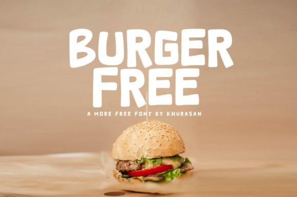 Burger Free: A Cute Display Font for Creative Projects