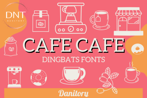 Cafe Cafe: A Caffeinated Dingbats Font