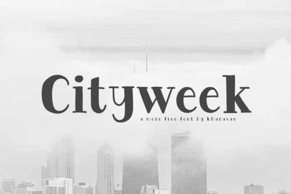 Cityweek: A Font for Business Style