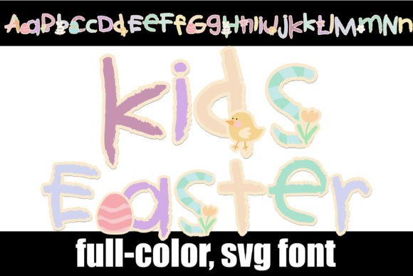 Kids Easter Font for Business