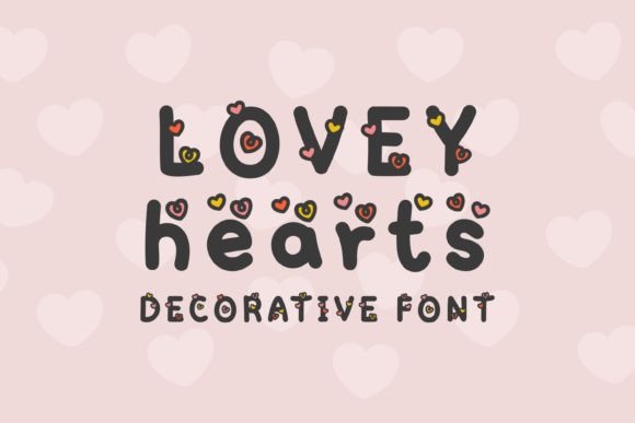 Lovey Hearts: A Cute Font for Creative Projects