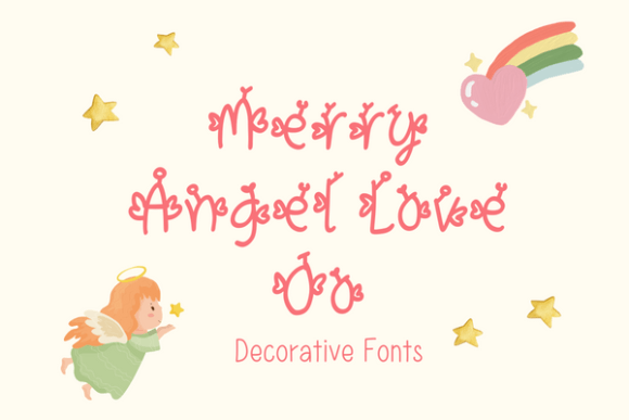 Merry Angel Love Oo Font