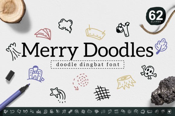 Merry Doodles Font for Business