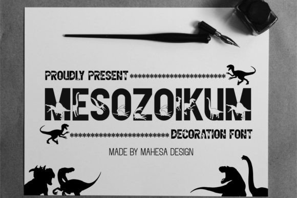 Mesozoikum: A Dino-licious Font for Business