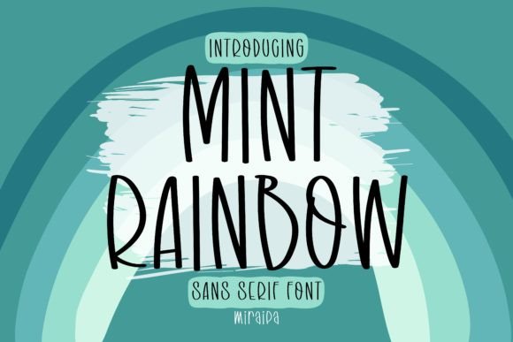 Mint Rainbow: A Fresh Take on Modern Typography