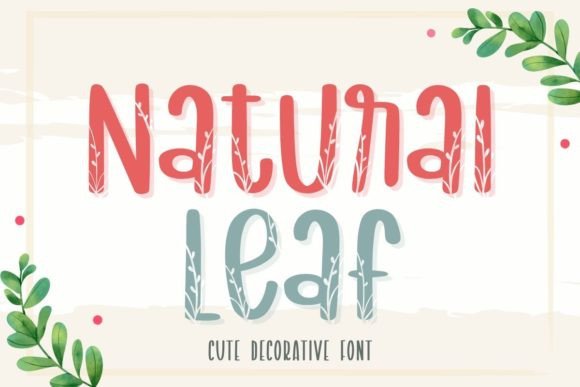 Natural Leaf Font