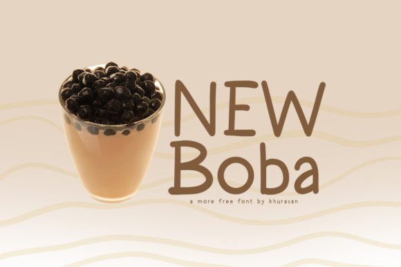 New Boba: A Cute Handwritten Font for Creative Projects