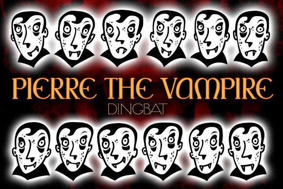 Pierre the Vampire Font for Spooky Campaigns