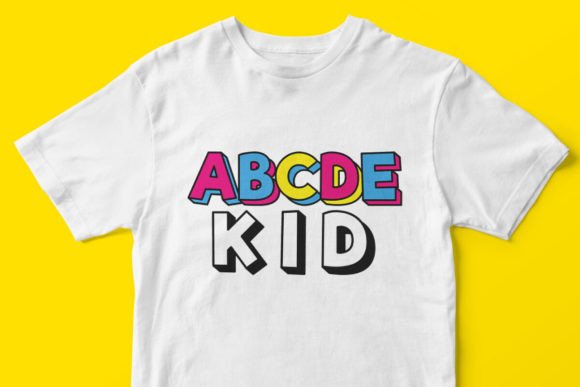 Pop Kid: A Colorful Font for Creative Design
