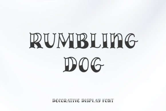 Rumbling Dog Font Review