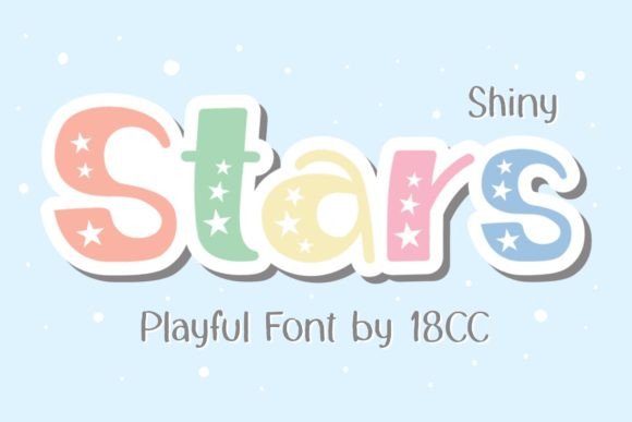 Shiny Stars Font: Sparkle in Your Designs