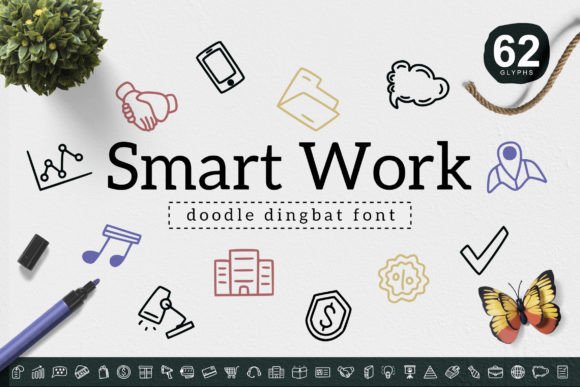 Smart Work Font for Business