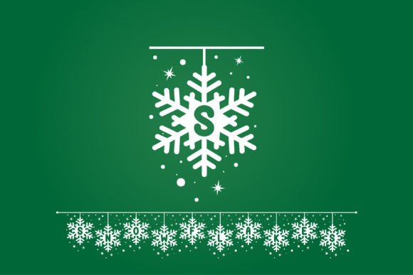 Snowflakes String: A Festive Font for Web Design
