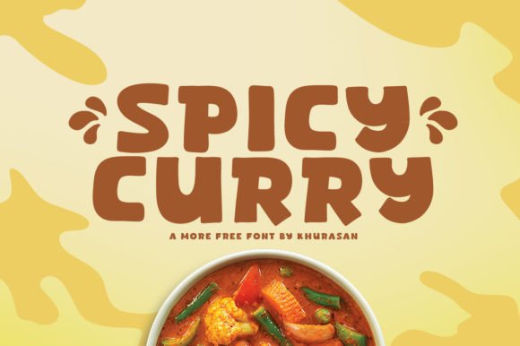 Spicy Curry Font for Bold Branding