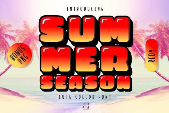 Summer Season Redy Font for Business