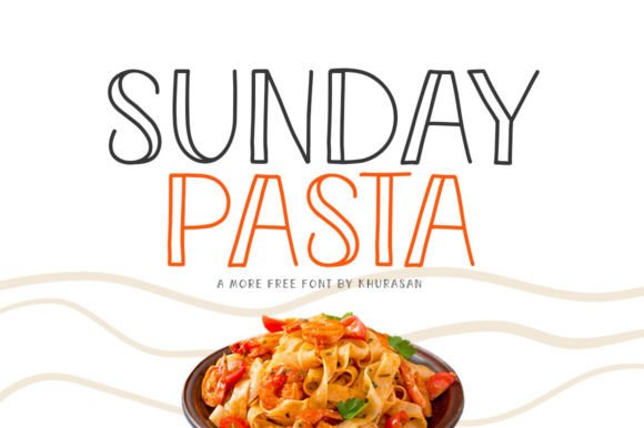 Sunday Pasta Font for Creative Design