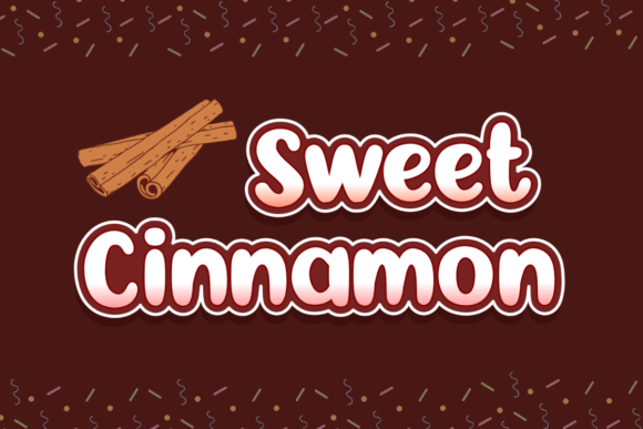 Sweet Cinnamon Font for Creative Projects