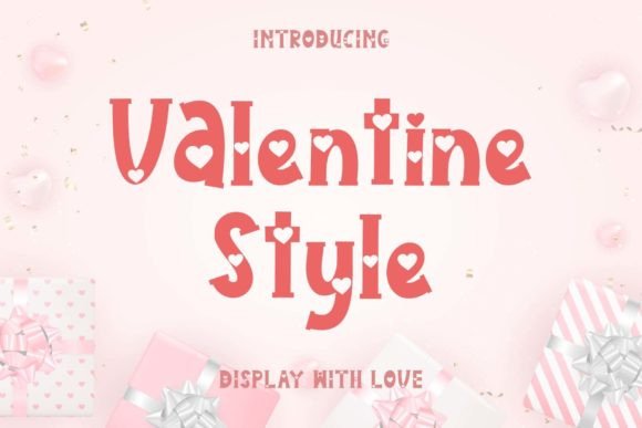Valentine Style Font for Creative Marketing