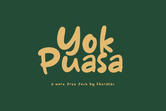 Yok Puasa: A Unique Typographic Statement
